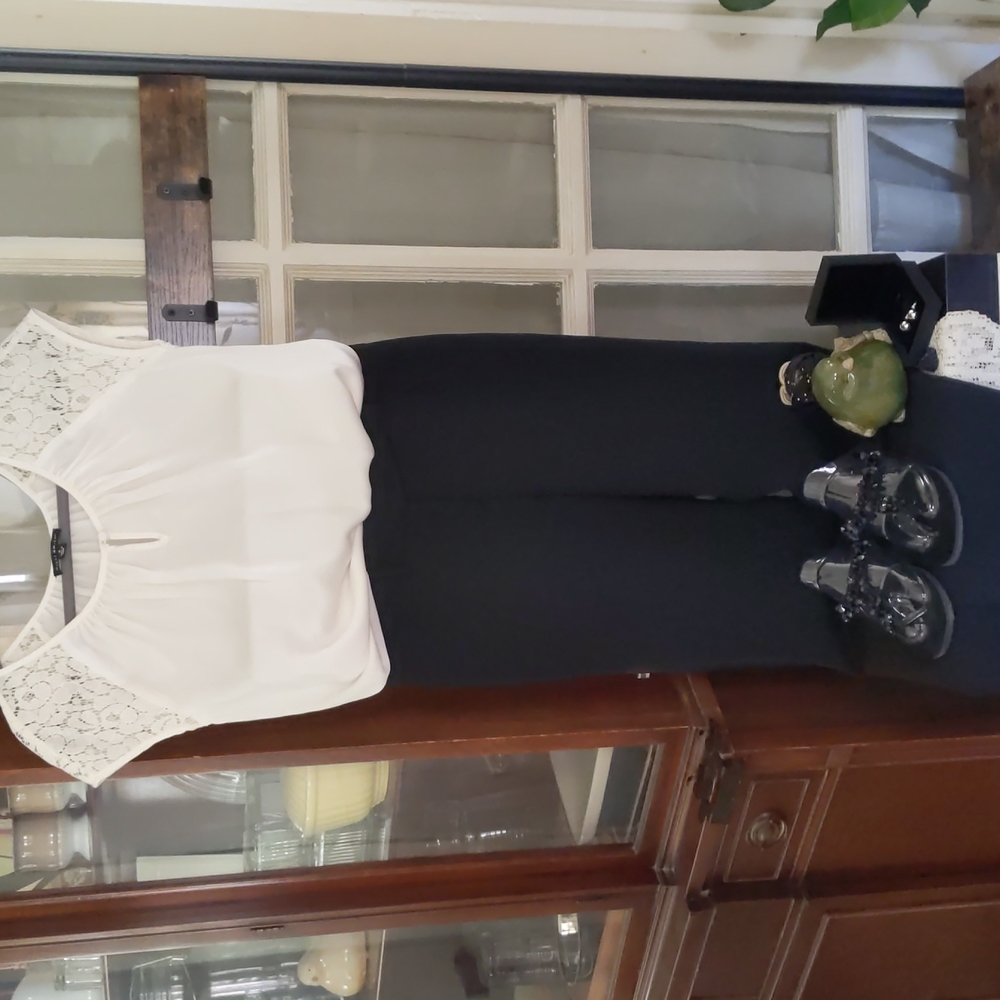 Ann Taylor Signature Fit Lined Crepe Dress Pants.